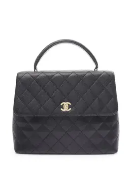 CHANEL Pre-Owned: Чёрная сумка 