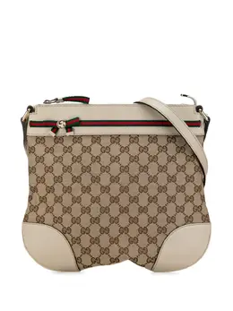 Gucci Pre-Owned: Коричневая сумка через плечо 