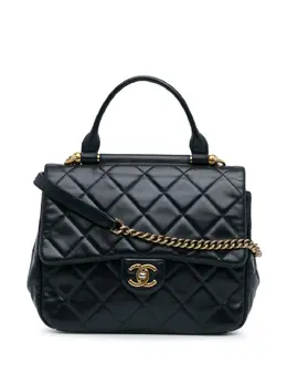 CHANEL Pre-Owned: Голубая сумка 