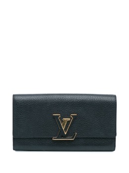 Louis Vuitton Pre-Owned: Чёрный кошелёк 