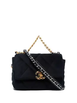 CHANEL Pre-Owned: Чёрная сумка 