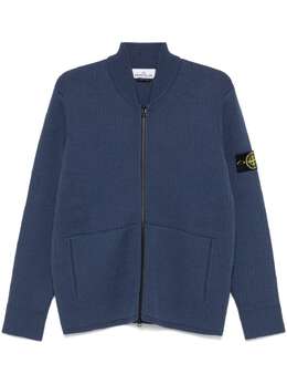 Stone Island: Синий кардиган  Compass