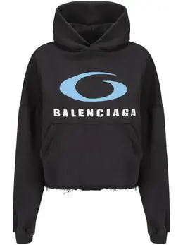 Balenciaga: Толстовка с принтом 