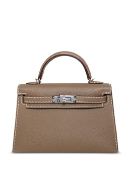 Hermès Pre-Owned: Серебристая сумка 