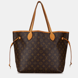 Louis Vuitton: Коричневая сумка  Neverfull MM