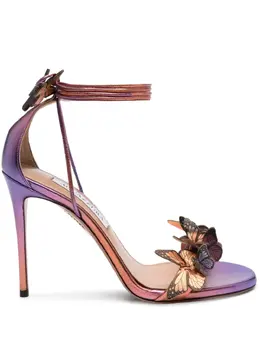 Aquazzura: Розовые сандалии 