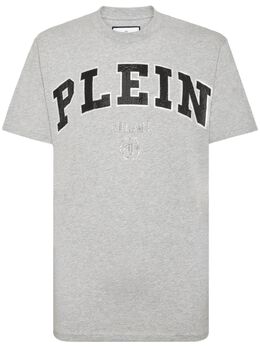 Philipp Plein: Светлая футболка 