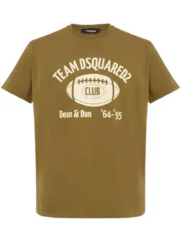 DSQUARED2: Зелёная футболка 