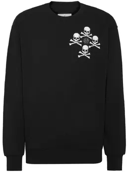 Philipp Plein: Чёрный свитшот  Skull