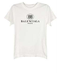 BALENCIAGA: Футболка с принтом 