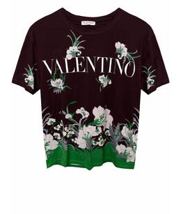 VALENTINO: Хлопковая футболка 