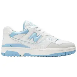 New Balance: Голубые кроссовки  550