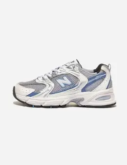 New Balance: Синие кроссовки 