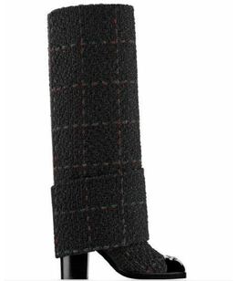 CHANEL: Сапоги 