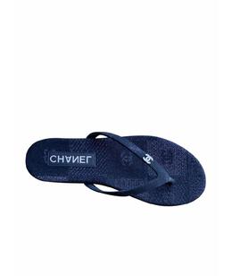CHANEL: Шлёпанцы 