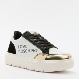 Love Moschino: Белые кроссовки 