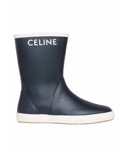 CELINE: Тёмные сапоги 