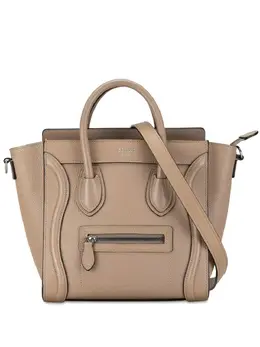 Céline Pre-Owned: Коричневая сумка-шоппер 