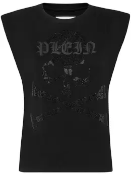 Philipp Plein: Чёрная майка  Skull