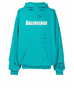 BALENCIAGA: Хлопковая толстовка 