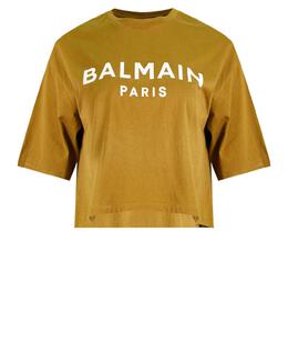 BALMAIN: Хлопковая футболка 