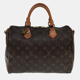 Louis Vuitton: Коричневая сумка  Speedy