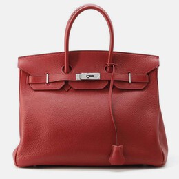 Hermes: Красная сумка  Birkin 35