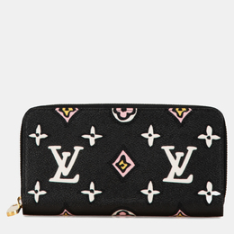 Louis Vuitton: Чёрный кошелёк  Zippy