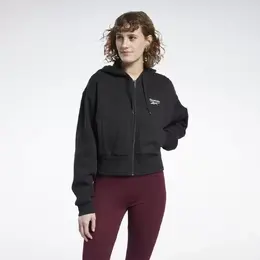 Reebok: Чёрная толстовка 