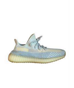 ADIDAS YEEZY: Белые кроссовки 