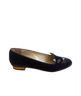 CHARLOTTE OLYMPIA: Тёмные лоферы 