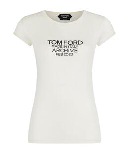 TOM FORD: Шёлковая футболка 