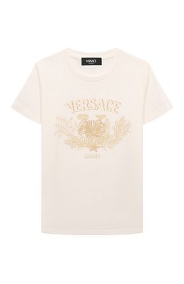 Versace: Хлопковая футболка 