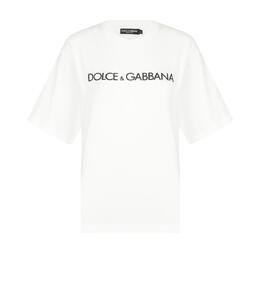 DOLCE&GABBANA: Белая футболка 