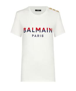 BALMAIN: Красная футболка 