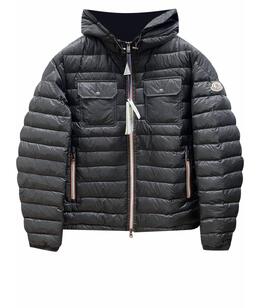 MONCLER: Чёрный пуховик 