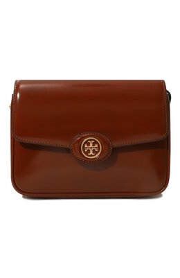 Tory Burch: Коричневая сумка  Robinson