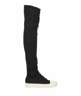 RICK OWENS DRKSHDW: Чёрные сапоги 