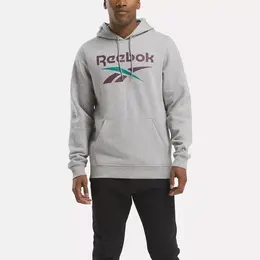 Reebok: Серый свитшот 