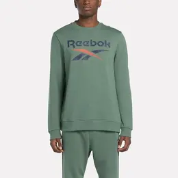 Reebok: Зелёный свитшот 