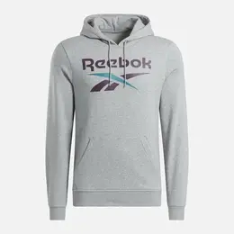 Reebok: Серая толстовка 