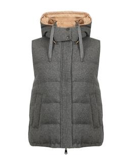 BRUNELLO CUCINELLI: Тёмный жилет 