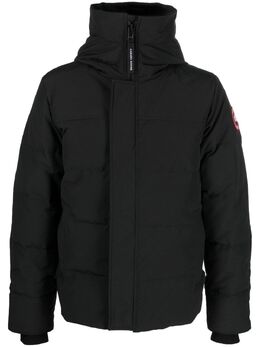 Canada Goose: Чёрный пуховик  MacMillan