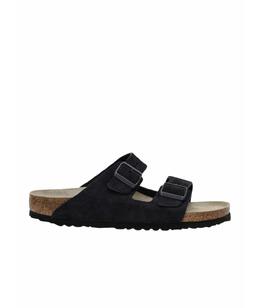 BIRKENSTOCK: Тёмные шлёпанцы 