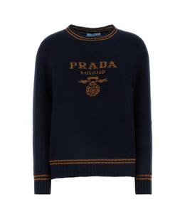 PRADA: Голубой свитер 