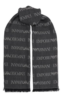 Emporio Armani: Синий шарф 