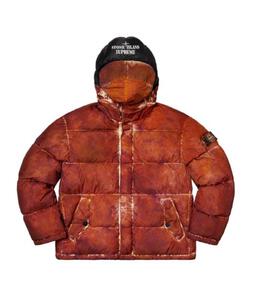 STONE ISLAND: Многоцветный пуховик 