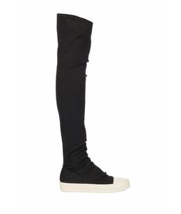 RICK OWENS DRKSHDW: Чёрные сапоги 