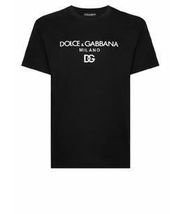 DOLCE&GABBANA: Чёрная футболка 