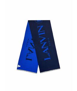 LANVIN: Синий шарф 